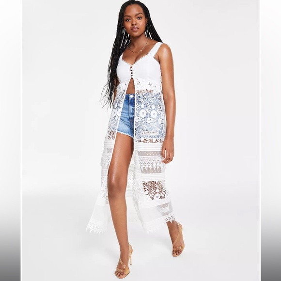 Jolene Crochet Duster - Picture 4 of 14